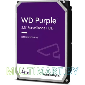 Жесткий диск WD Purple Pro 4TB (WD44PURZ)